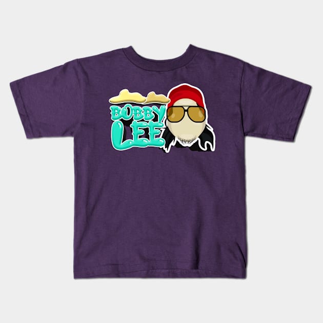 Bobby Lee Icon- Tigerbelly Podcast Fan Design Kids T-Shirt by Ina